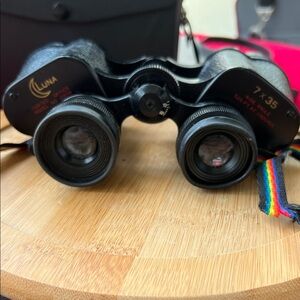 Luna model # 2899 Vintage Black Binoculars
